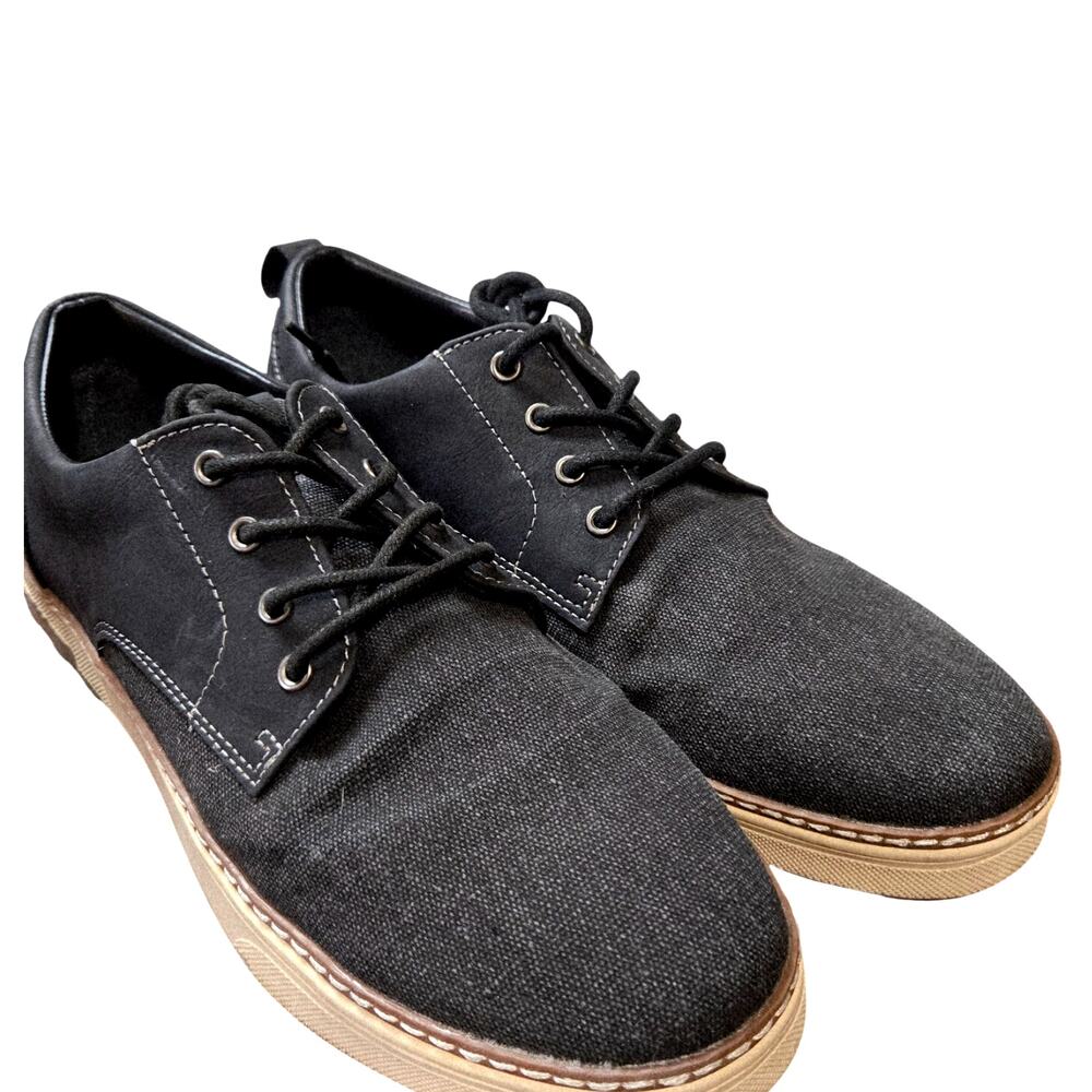St. John's Bay 11 M Gray Men's Casual Shoe Loafers Slip On Laces 11M Medium